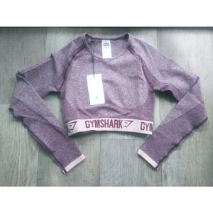 Gymshark Flex Set-Leggings & Long Sleeve Crop Top